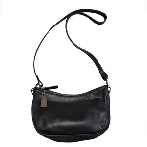Coach Black Leather Crossbody Bag